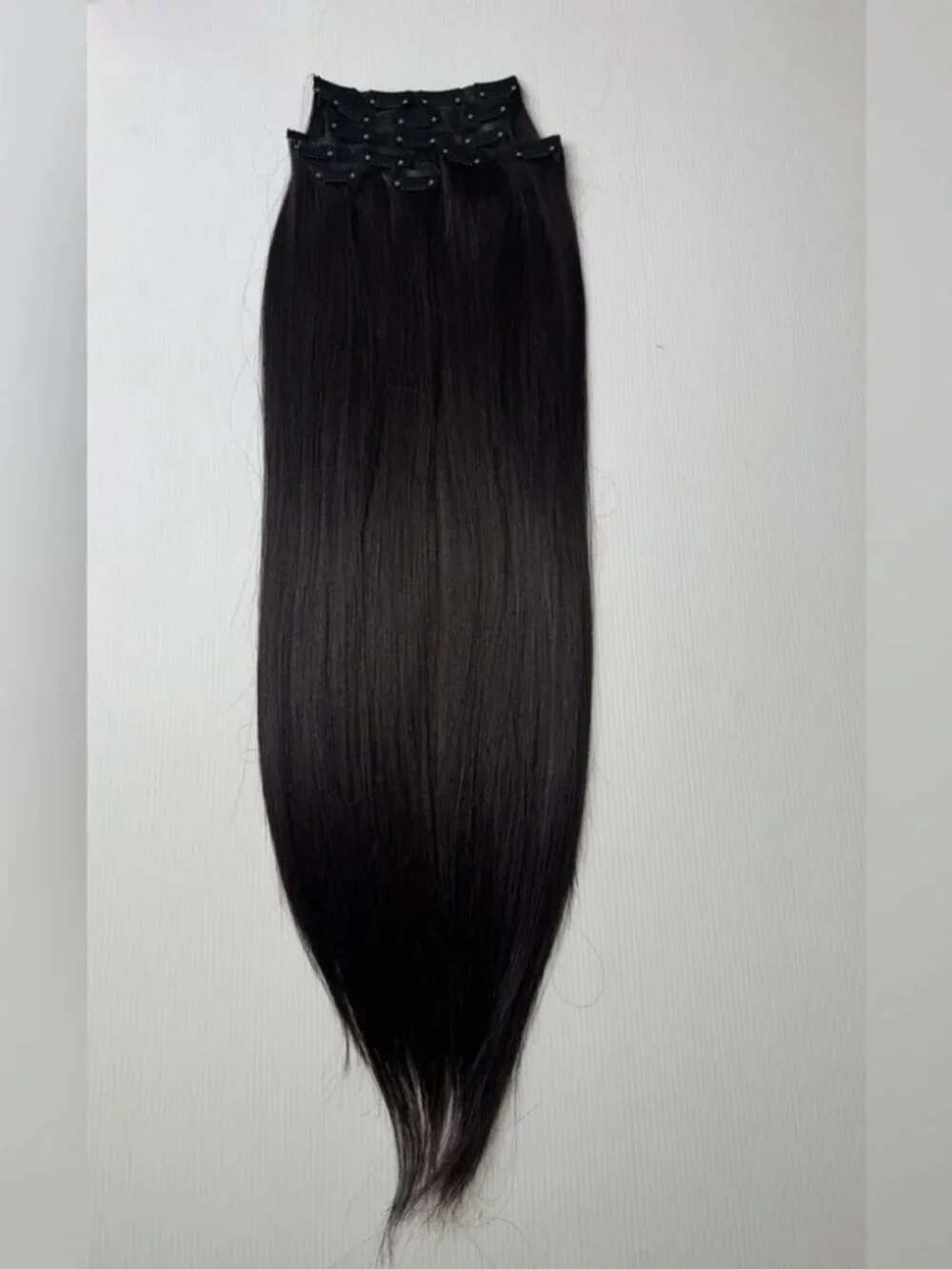 22” Clip-In Extensions Long Straight Soft, Full & Natural Look